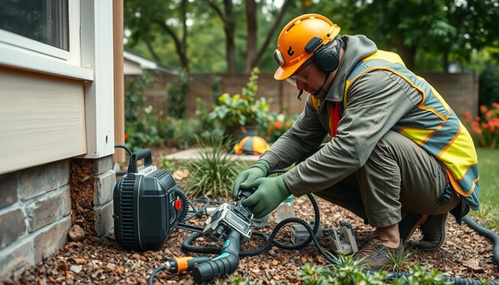 Professional termite control