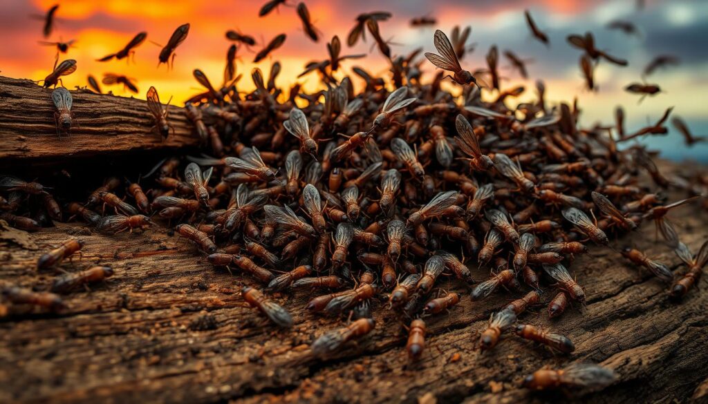 how do termites spread