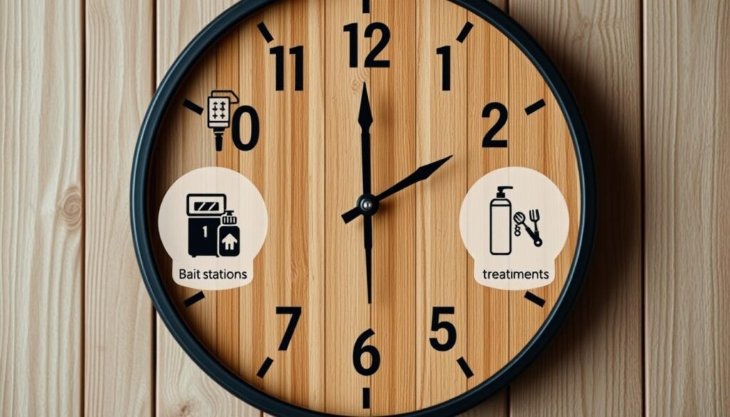 how long does termite treatment take