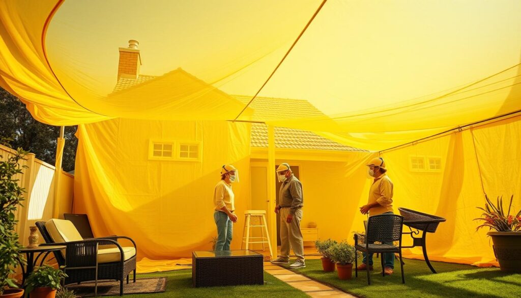 how to prep for termite tenting