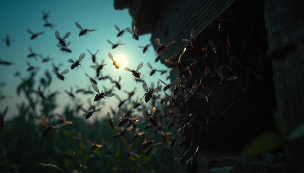 termite swarming