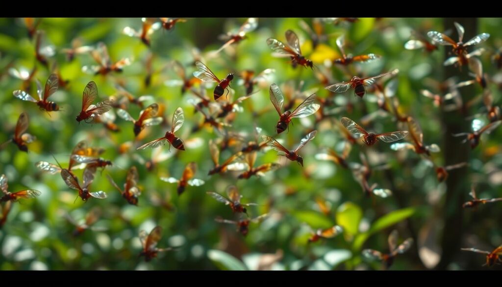 termite swarming