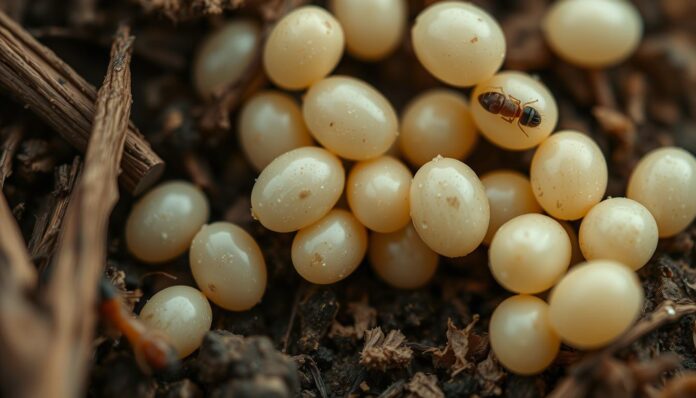 what do termite eggs look like