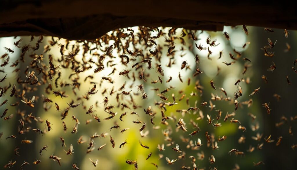 when do termites swarm