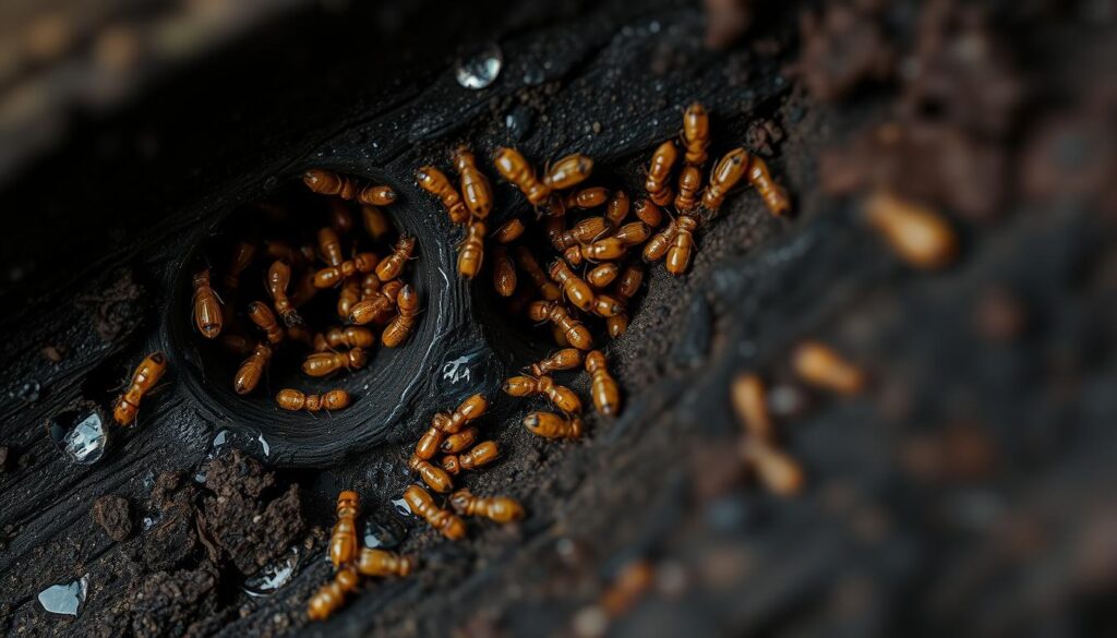 do termites like water