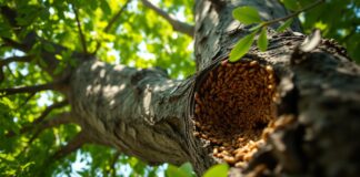 will termites eat live trees