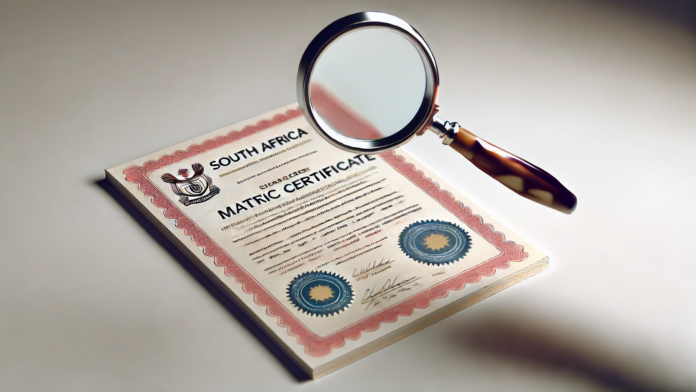 Matric Certificate Rising matric pass rate