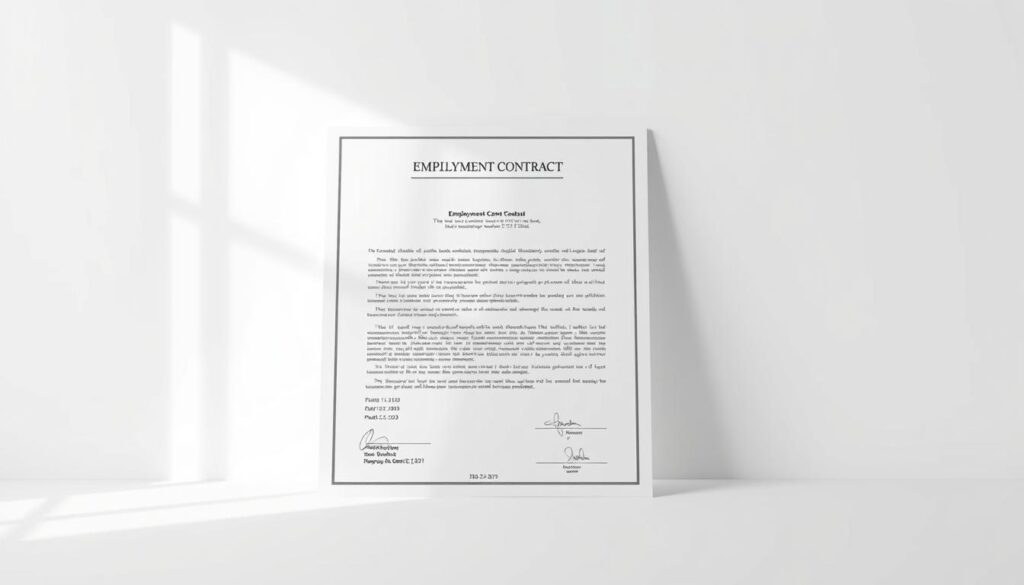 can you be employed without a contract