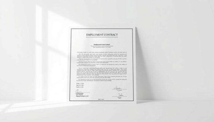 can you be employed without a contract