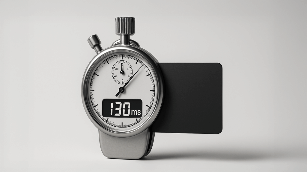 Inside the 130-millisecond benchmark