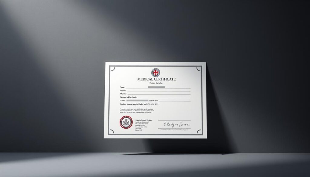 what constitutes a valid medical certificate?