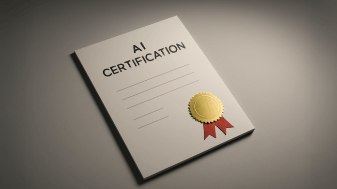 AI certification standards