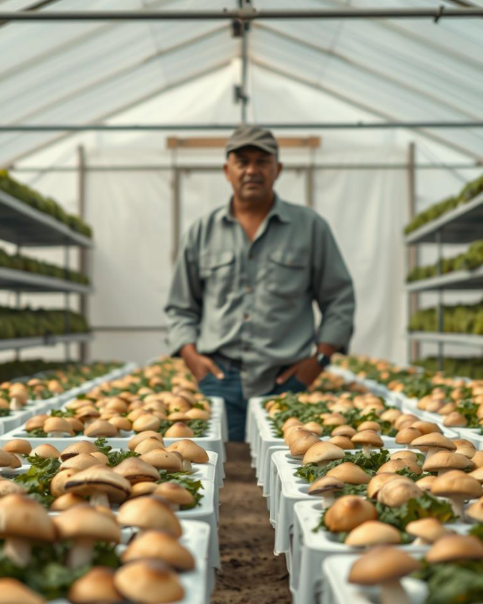mushroom farming