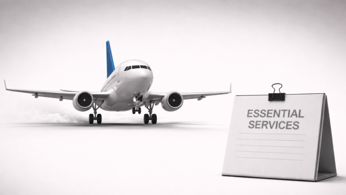 Aviation's essential services designation Aviation's essential services designation